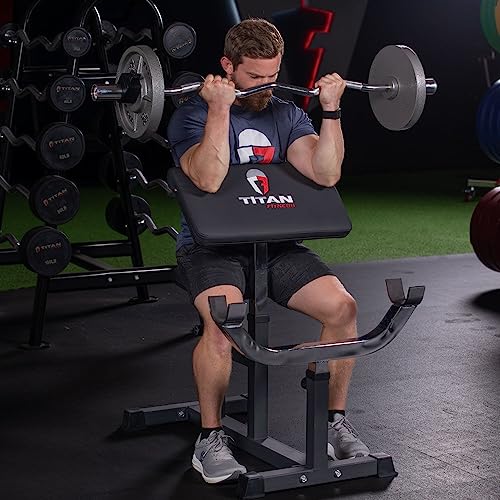 Titan Fitness Adjustable Preacher Equipment - UZIS Sports