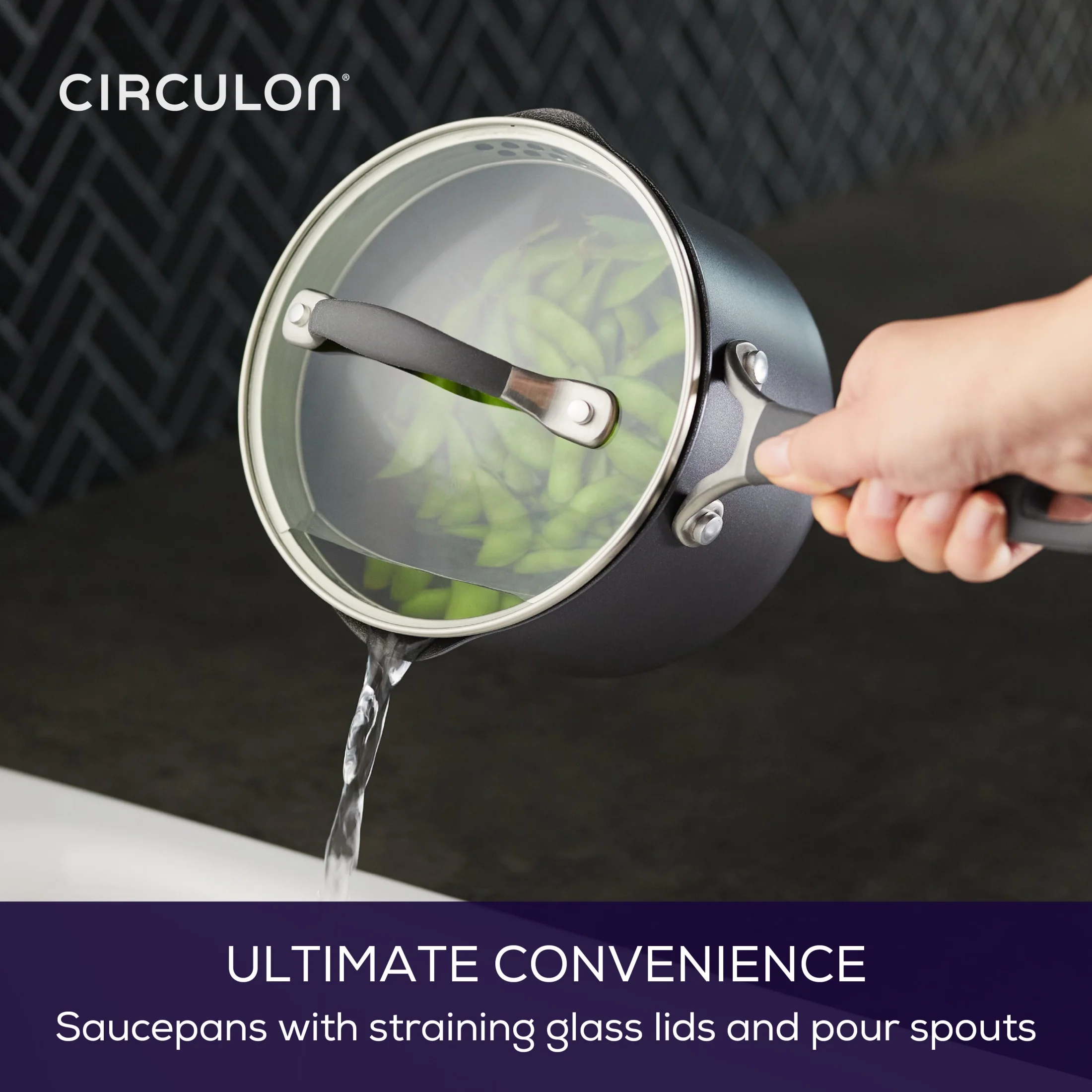 Circulon ScratchDefense 8 Piece Nonstick Induction Pots and Pans Set, Graphite - UZIS Sports
