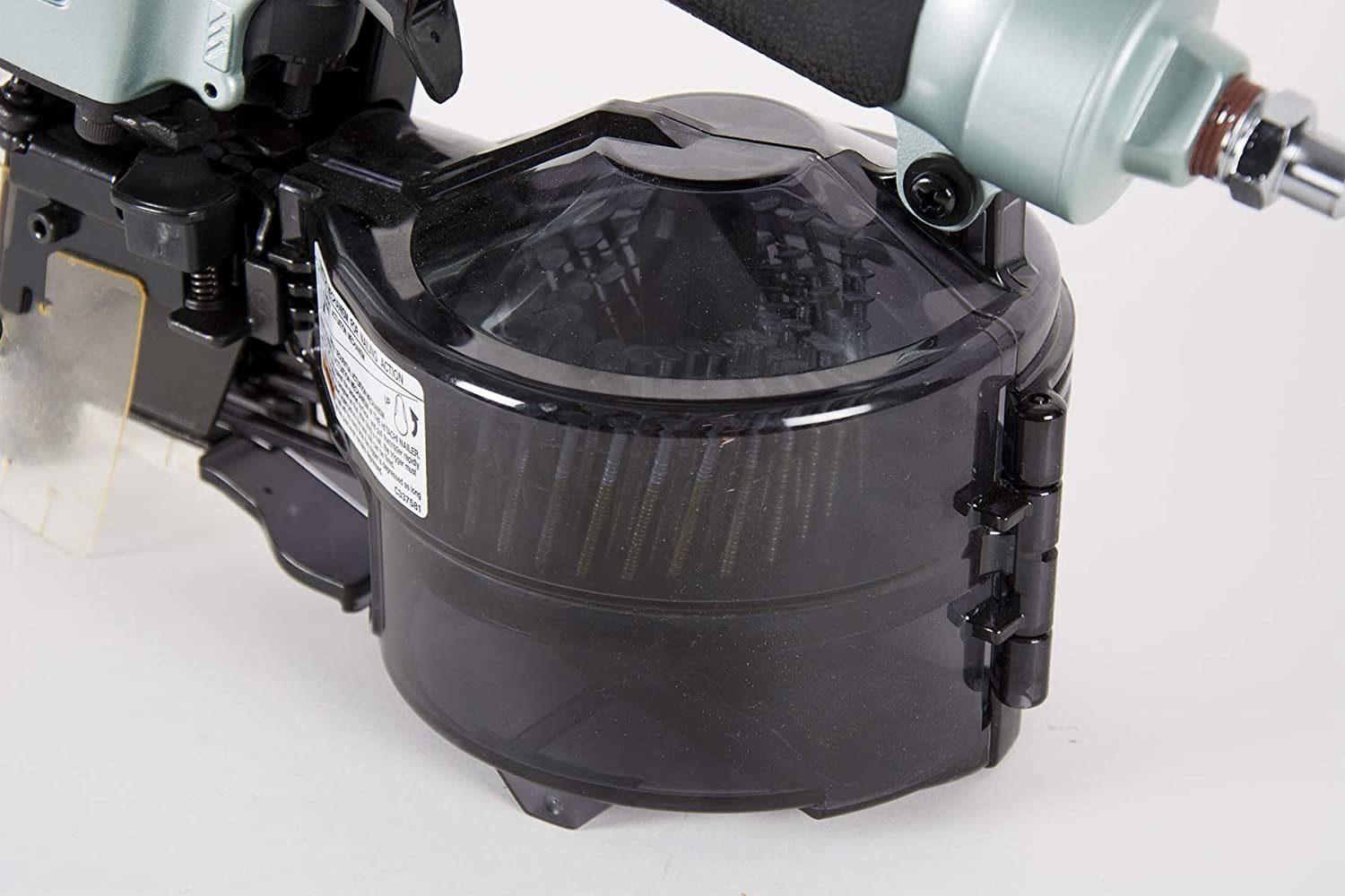 Metabo HPT Coil Siding Nailer, 1-1/2 inch to 2-1/2 inch Siding Nails, Side load, Tilt Bottom Magazine NV65AH2 - UZIS Sports