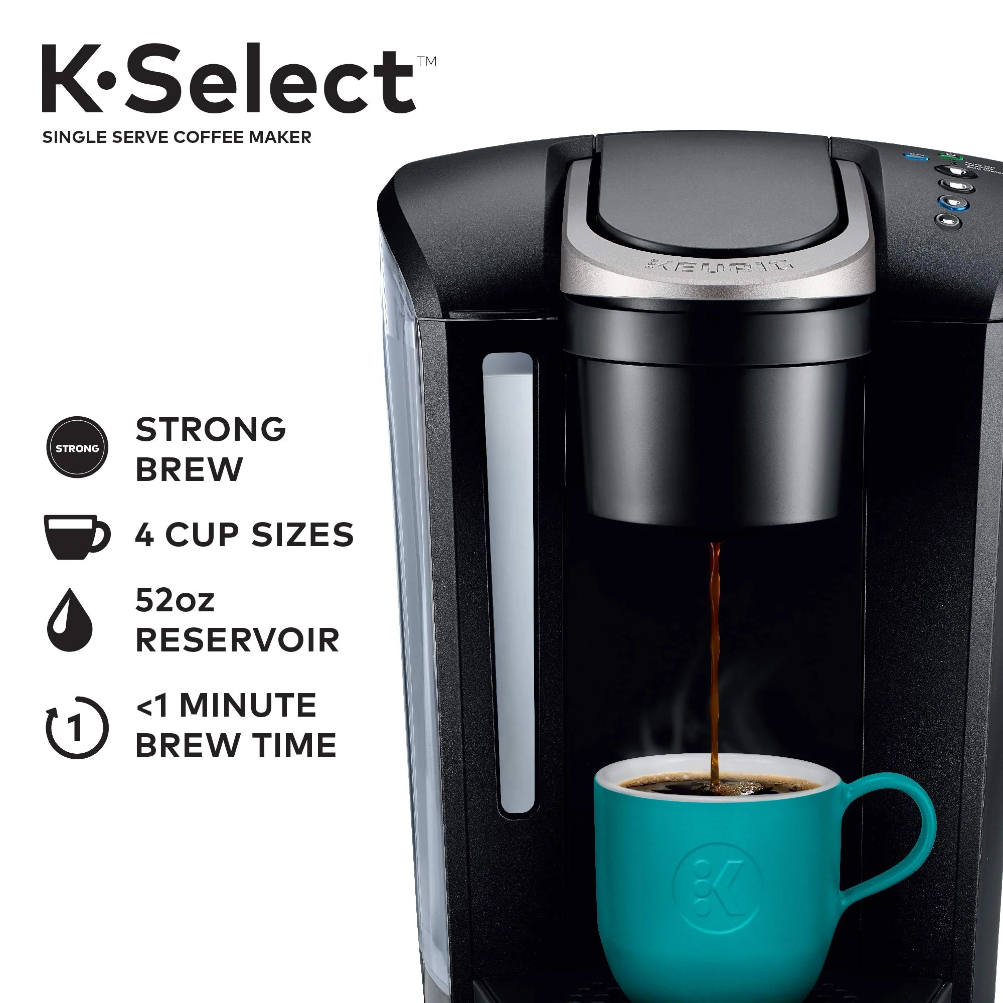 Keurig K-Select Single-Serve K-Cup Pod Coffee Maker - UZIS Sports