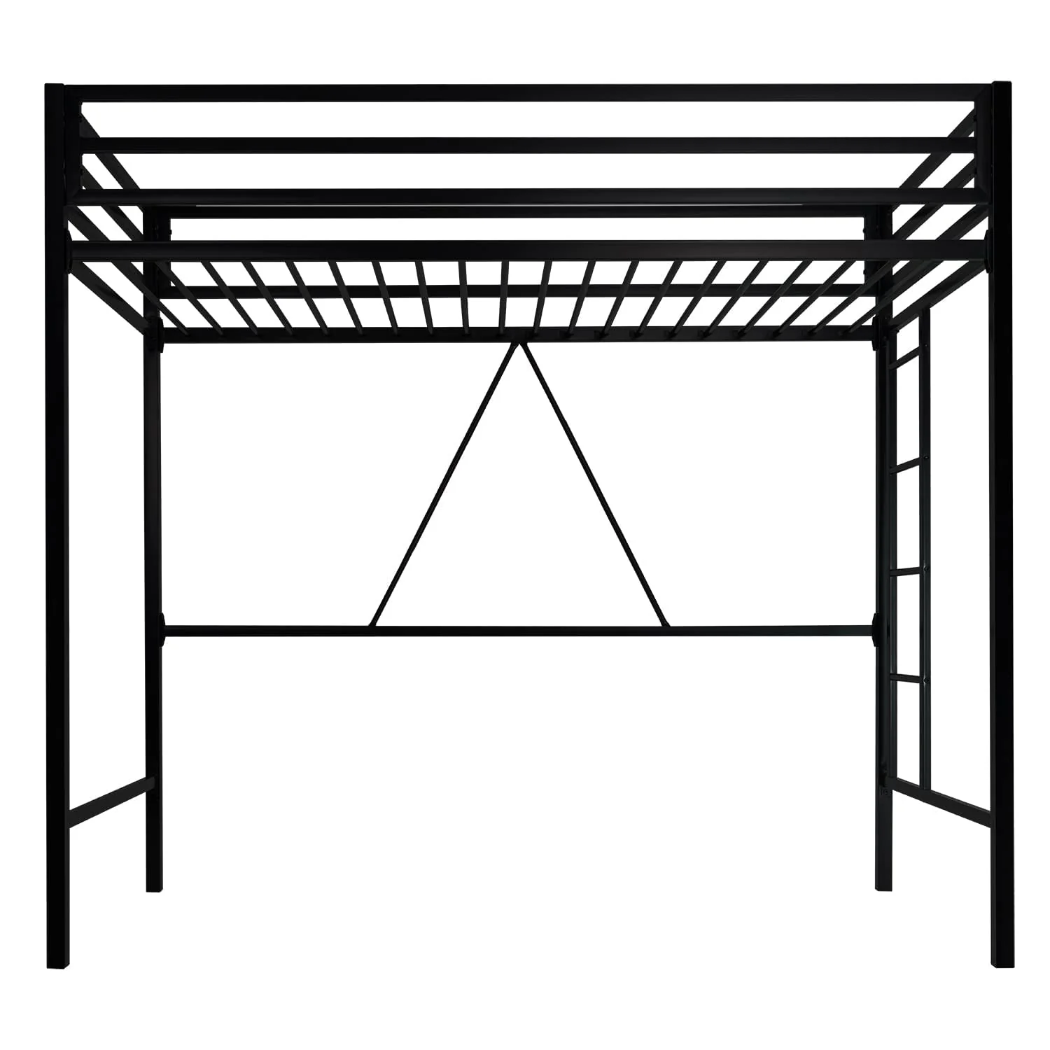 SHA CERLIN Junior Loft Bed Twin Size, Heavy Duty Twin Bed Frame - UZIS Sports