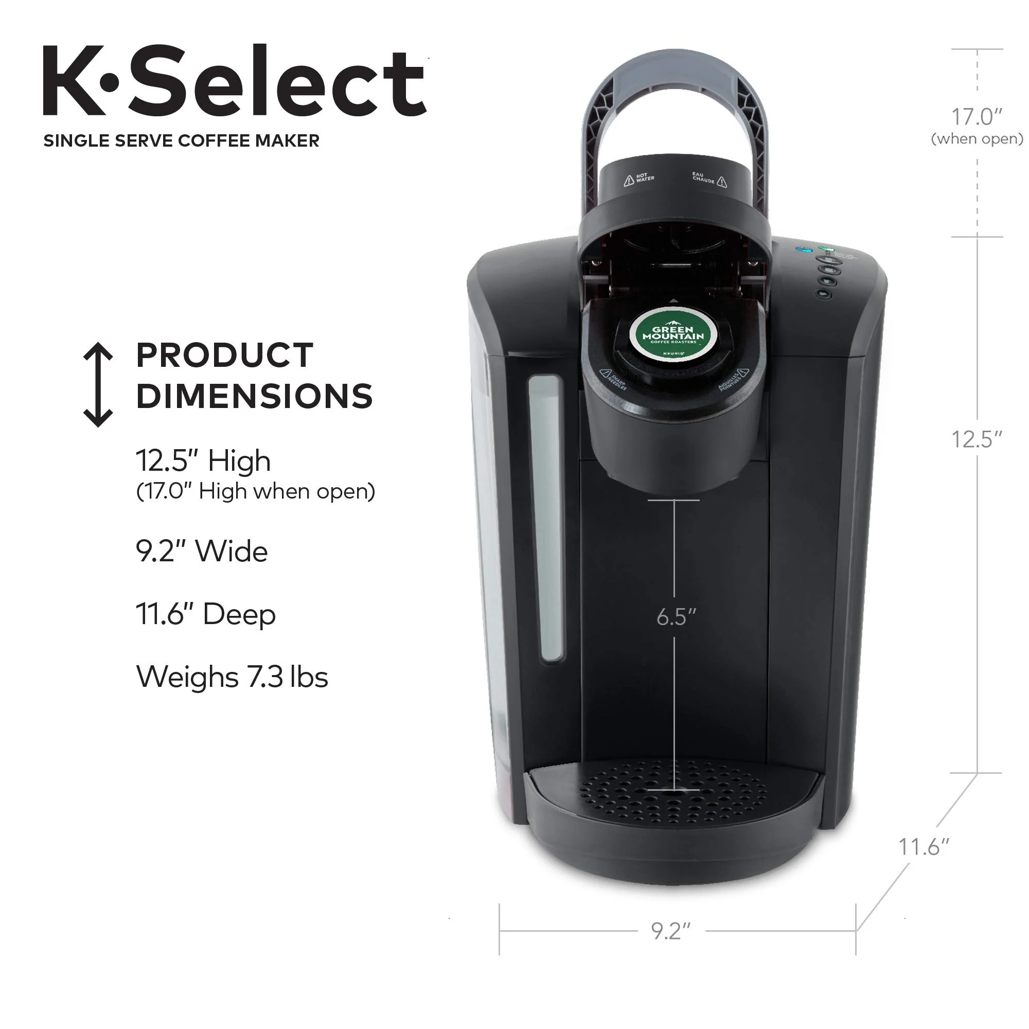 Keurig K-Select Single-Serve K-Cup Pod Coffee Maker - UZIS Sports