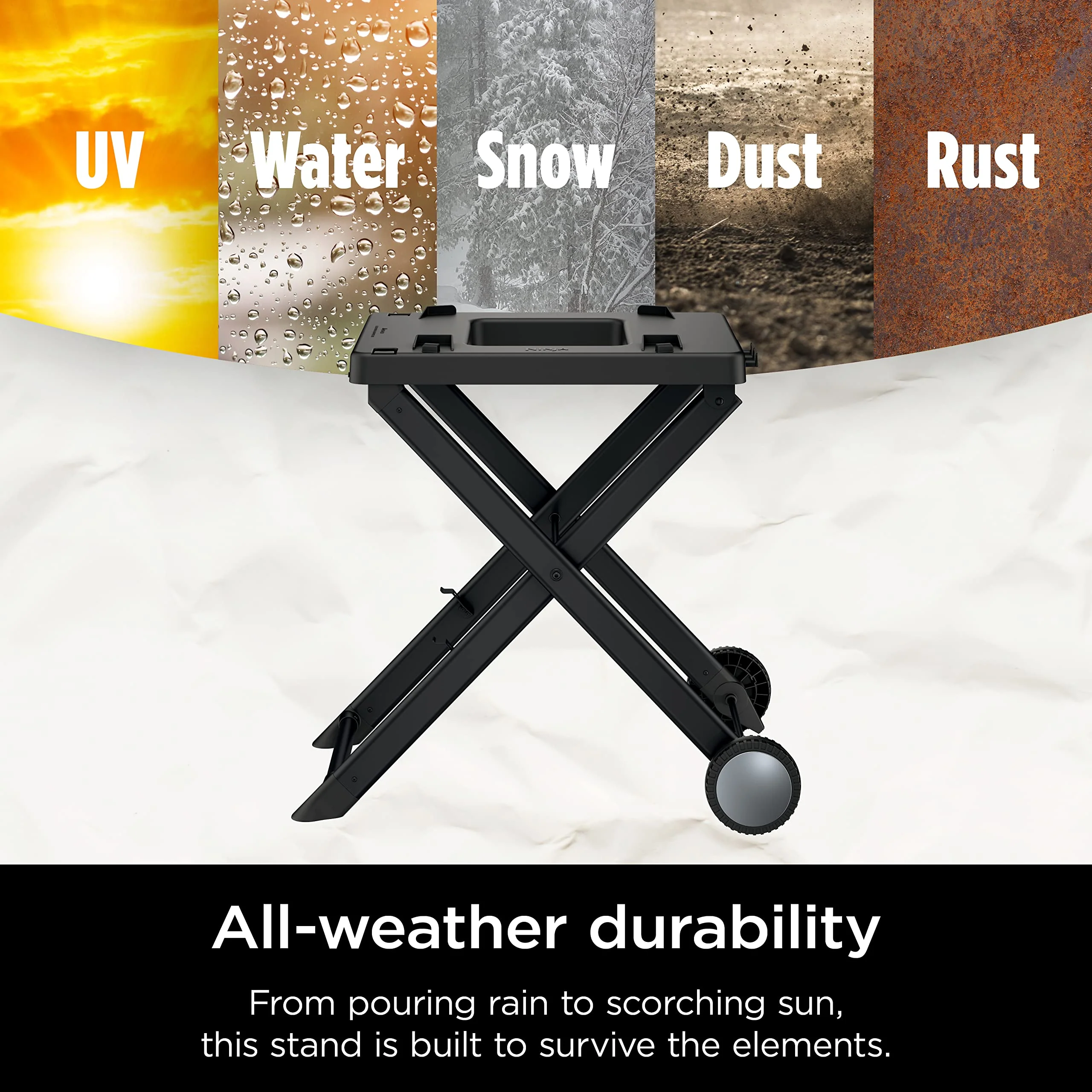Ninja XSKSTAND Woodfire Collapsible Outdoor Grill Stand - UZIS Sports