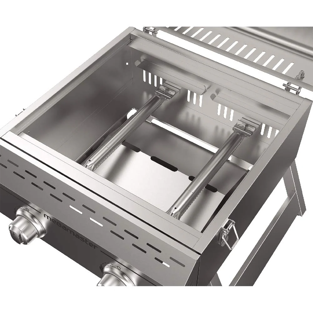 Megamaster Premium Outdoor Cooking 2-Burner Grill - UZIS Sports