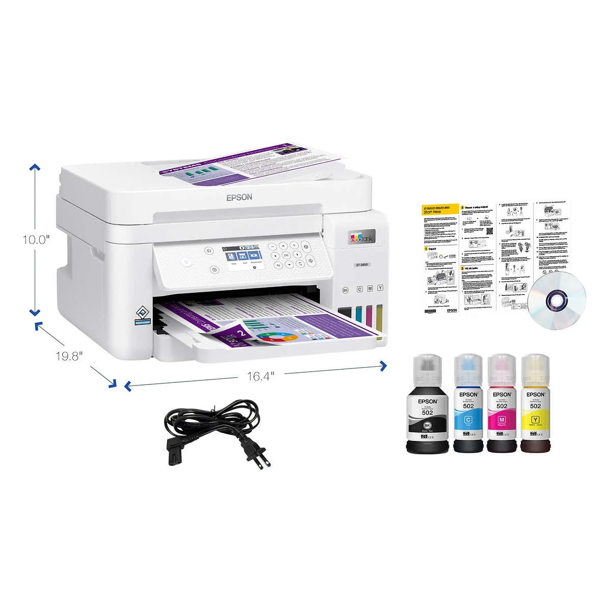 Epson EcoTank-3850 Special Edition All-in-One Printer with Bonus Black Ink - UZIS Sports