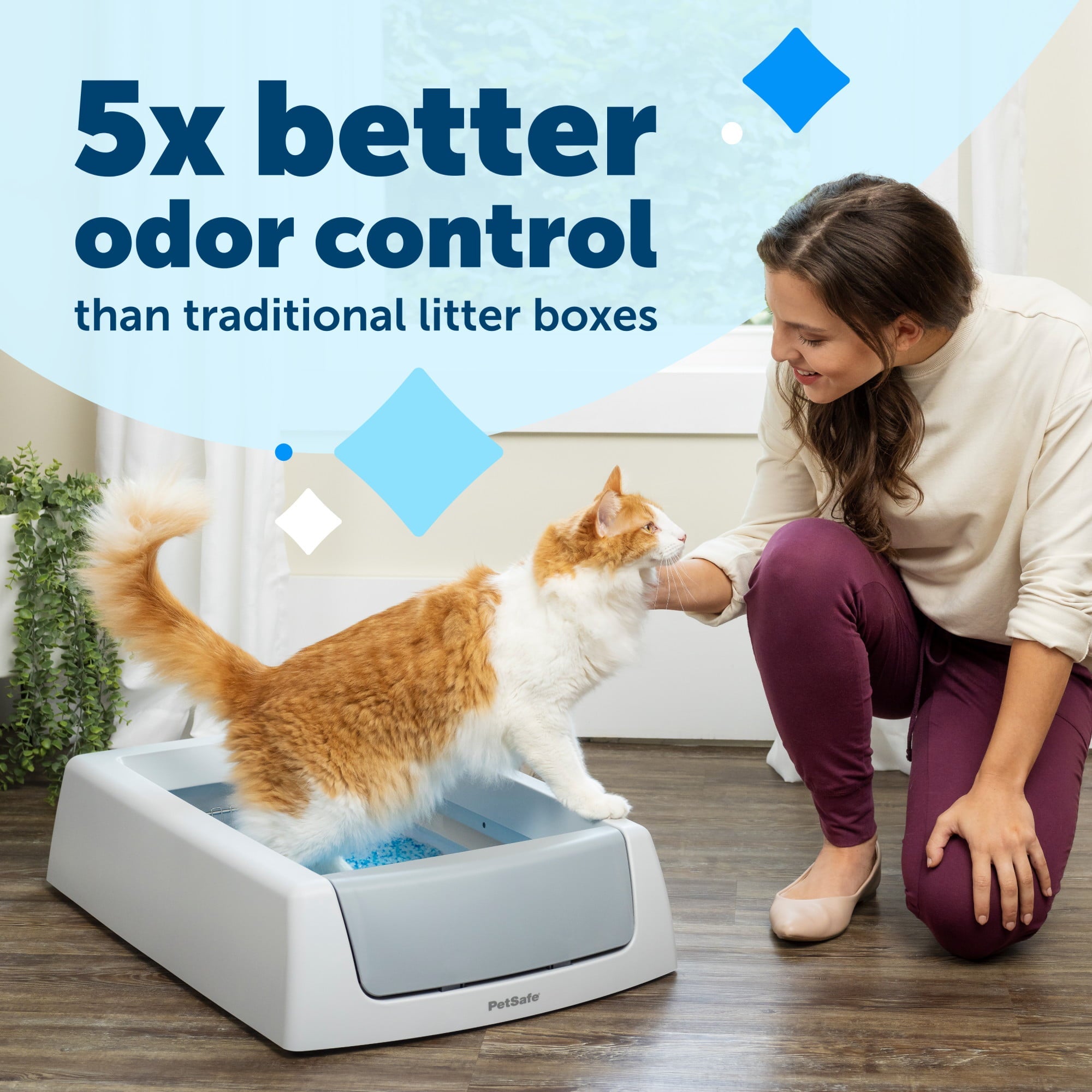 ScoopFree Complete Self-Cleaning Litter Box - No Scooping Required - Unbeatable Odor Control - UZIS Sports