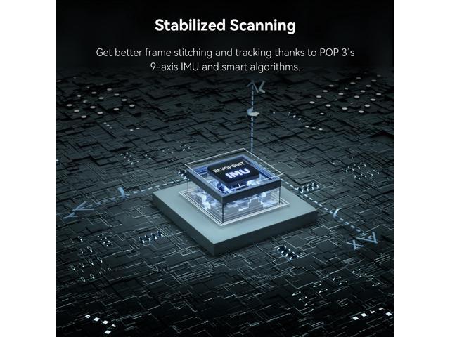 Revopoint MIRACO Standalone 3D Scanner - 0.02mm Precision, Full-Color Handheld Imaging, 5000mAh Battery for 3D Printing - UZIS Sports