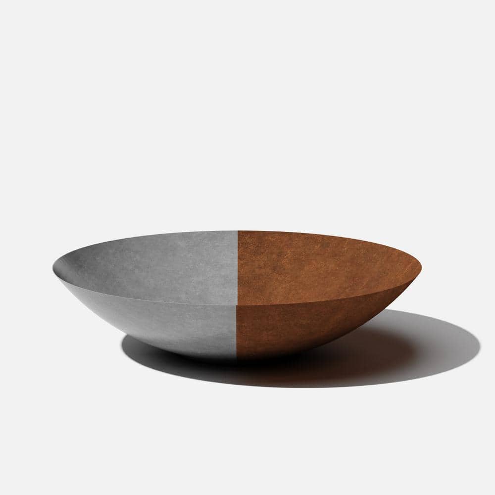 Veradek Rust Bowl 32 in. Corten Steel Metal Round Planter RBV32RS - UZIS Sports