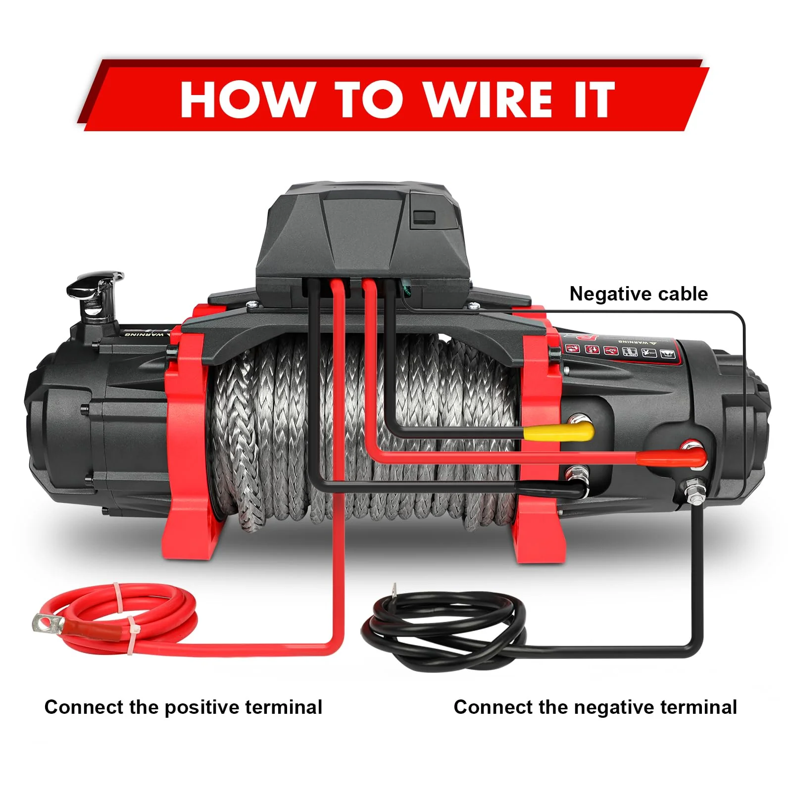 X-BULL 13500 lb Load Capacity Electric Winch for Towing Truck Off Road - UZIS Sports