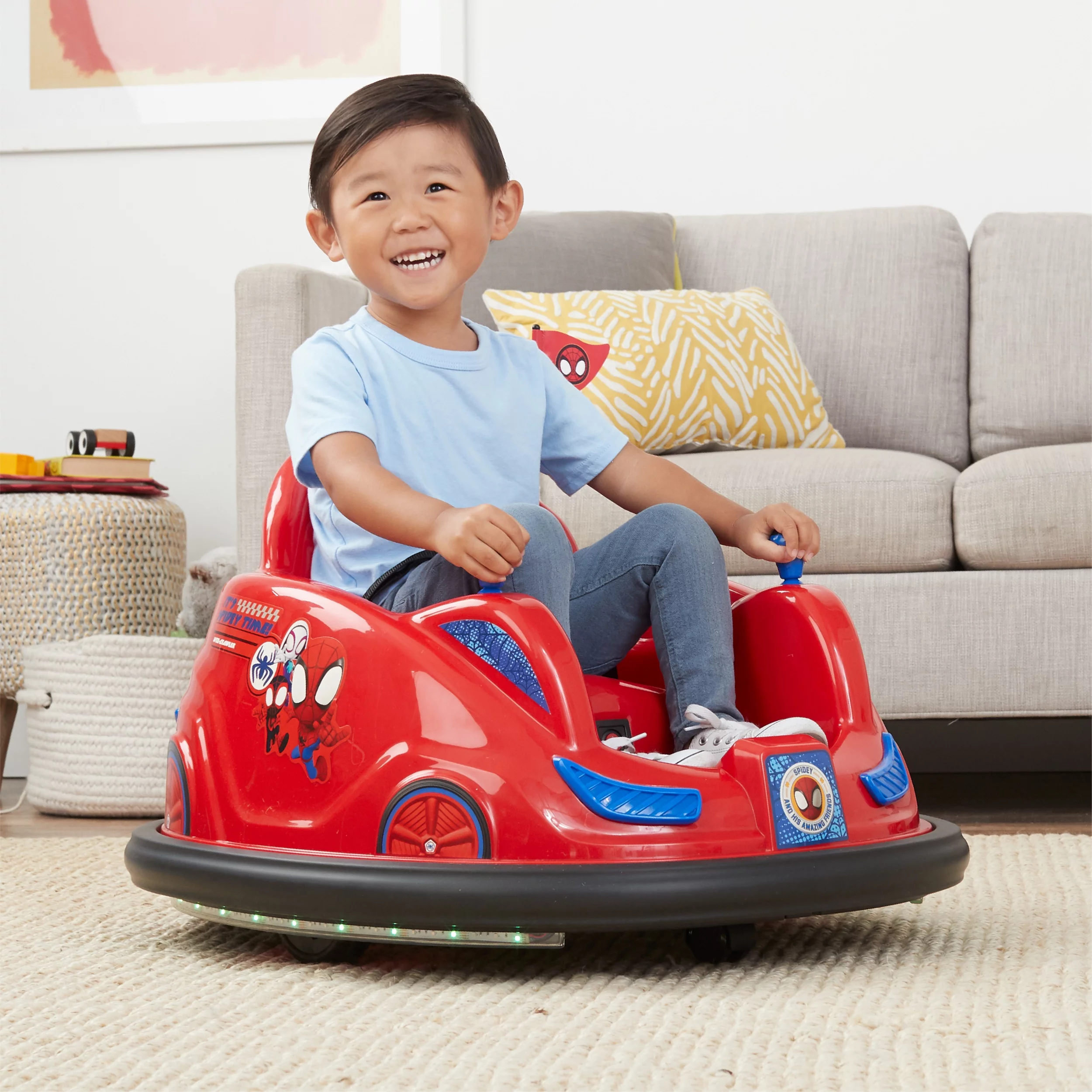 Spidey 6V Bumper Car Ride On - UZIS Sports