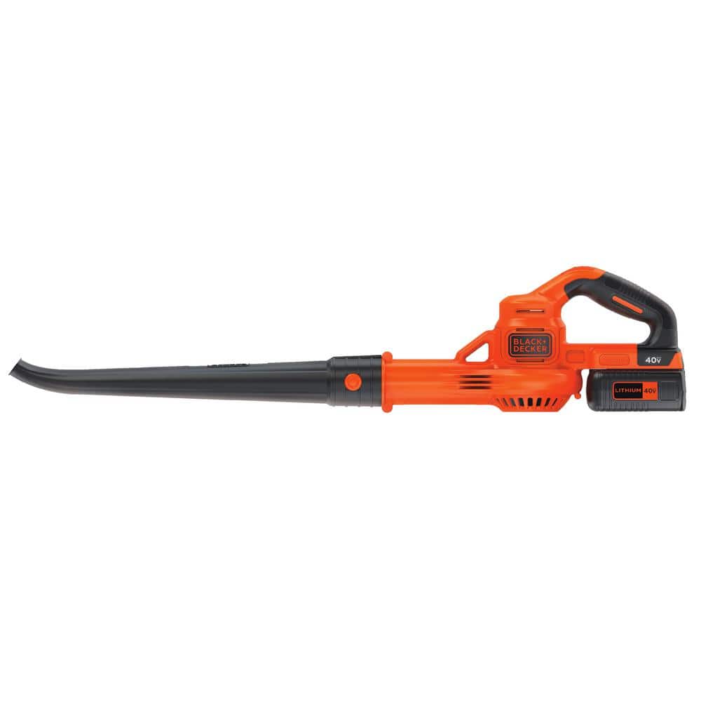 BLACK+DECKER 40V MAX 125 MPH 90 CFM Cordless Battery Powered Handheld Leaf Blower Kit with (1) 1.5Ah Battery & Charger LSW40C - UZIS Sports