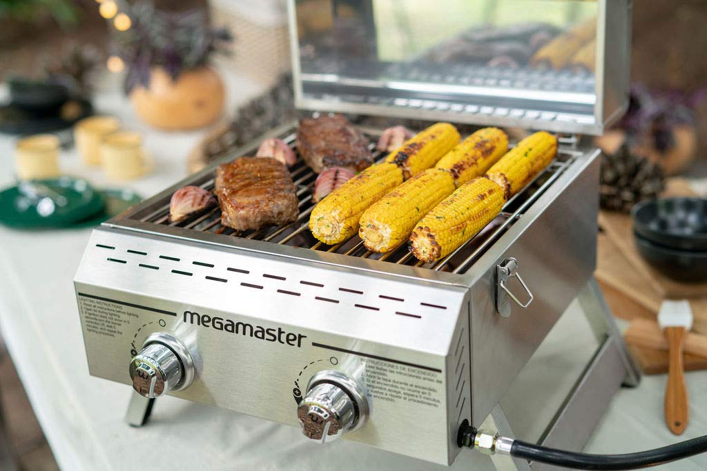 Megamaster Premium Outdoor Cooking 2-Burner Grill - UZIS Sports