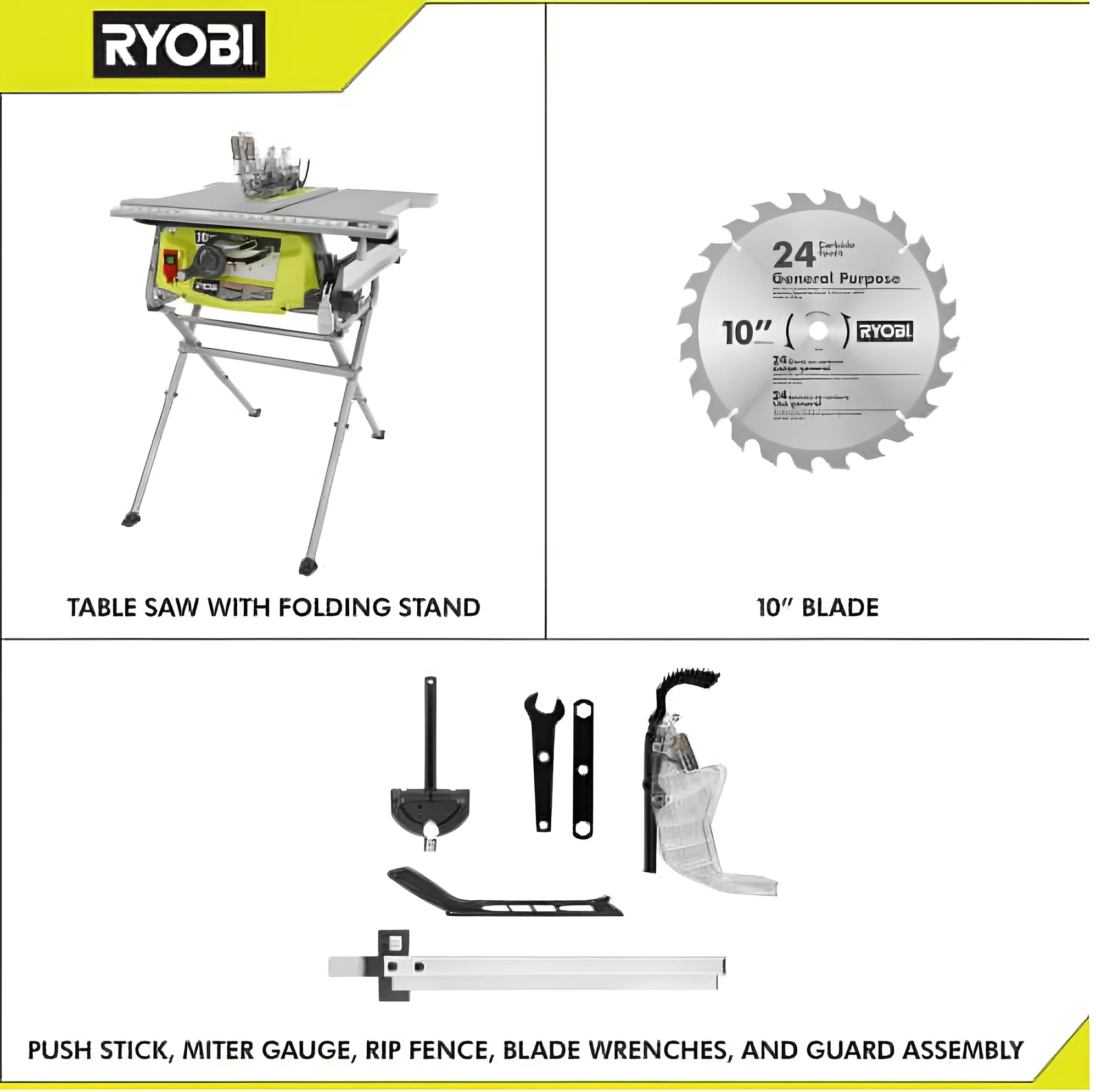 RYOBI 15 Amp 10-inch Table Saw - UZIS Sports