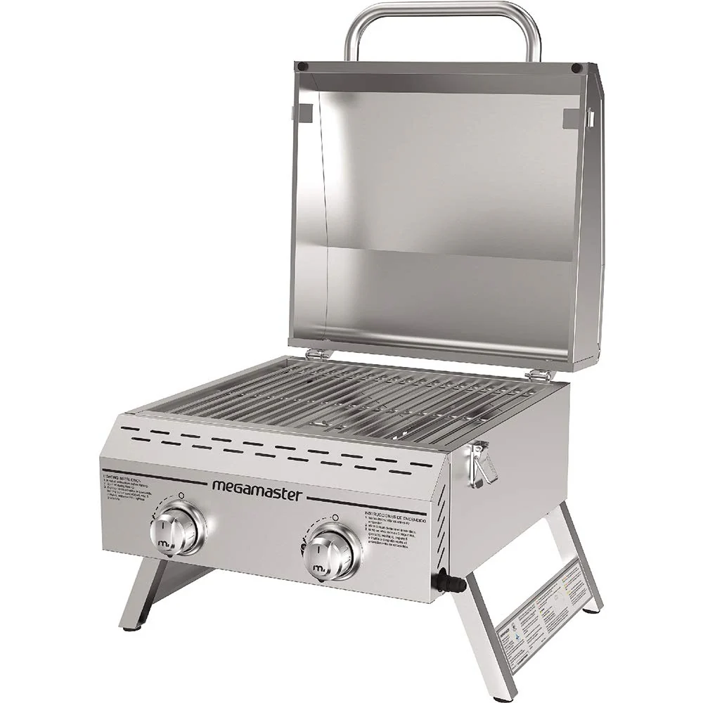 Megamaster Premium Outdoor Cooking 2-Burner Grill - UZIS Sports