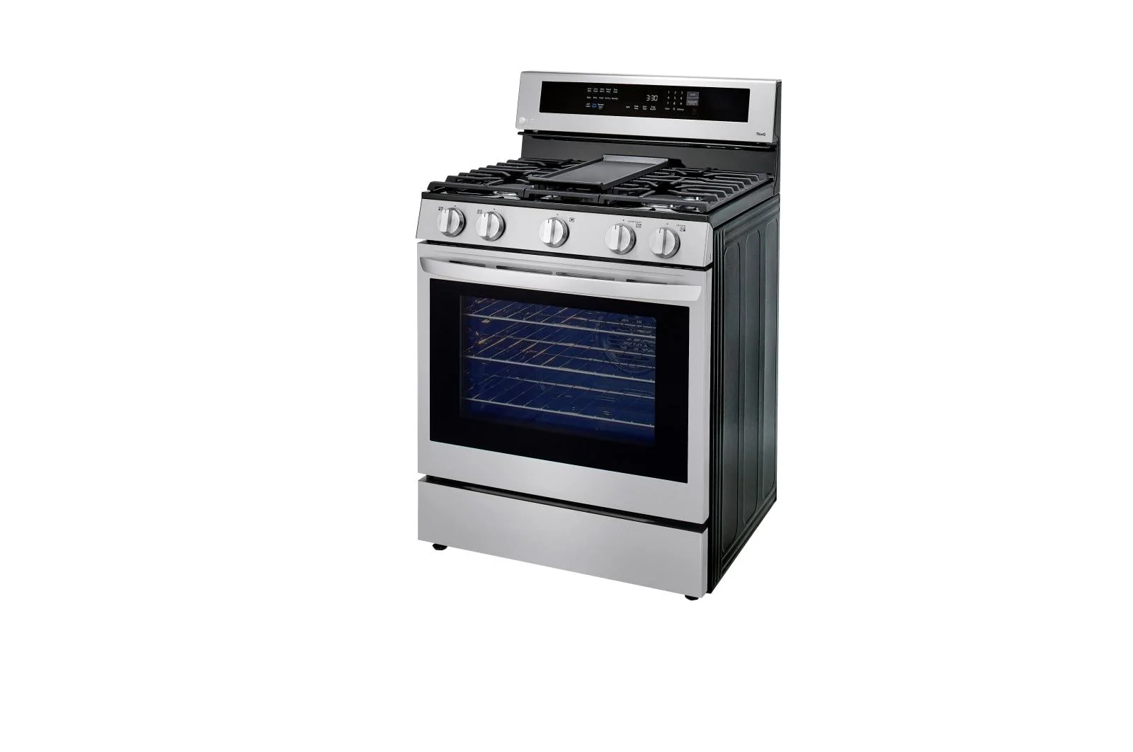 LG LRGL5825F 5.8 Cu. Ft. Stainless Steel Gas Range with Air Fry - UZIS Sports