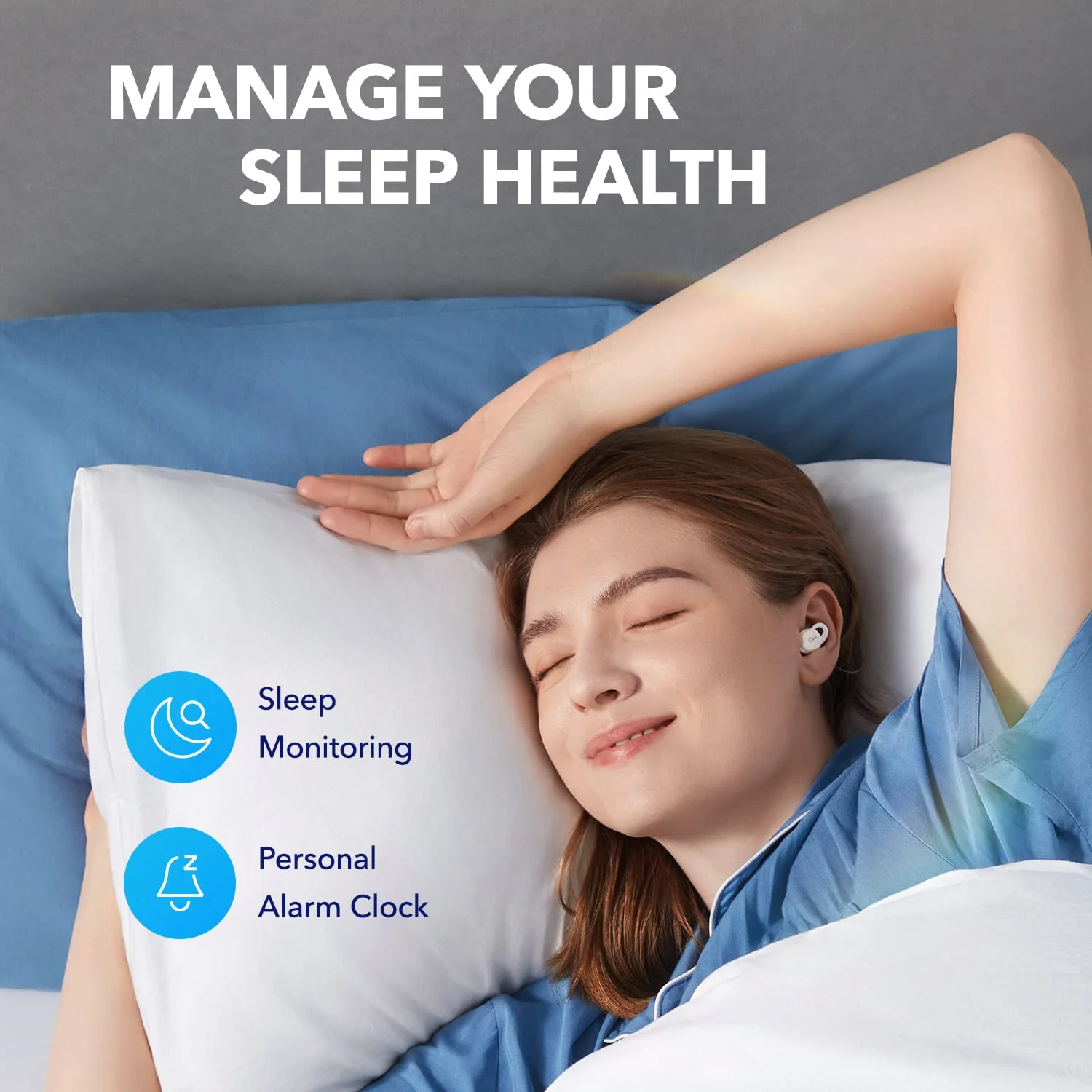 Soundcore A10 Bluetooth Noise Blocking Sleep Earbuds - UZIS Sports