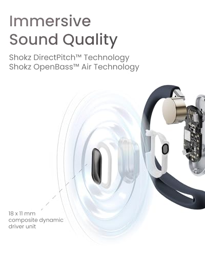 SHOKZ OpenFit Air Headphones Resistant - UZIS Sports