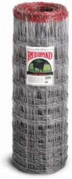 Red Brand 70207 Field Fence, 330 ft L, 47 in H, 12-1/2 Gauge, Steel, Galvanized - UZIS Sports