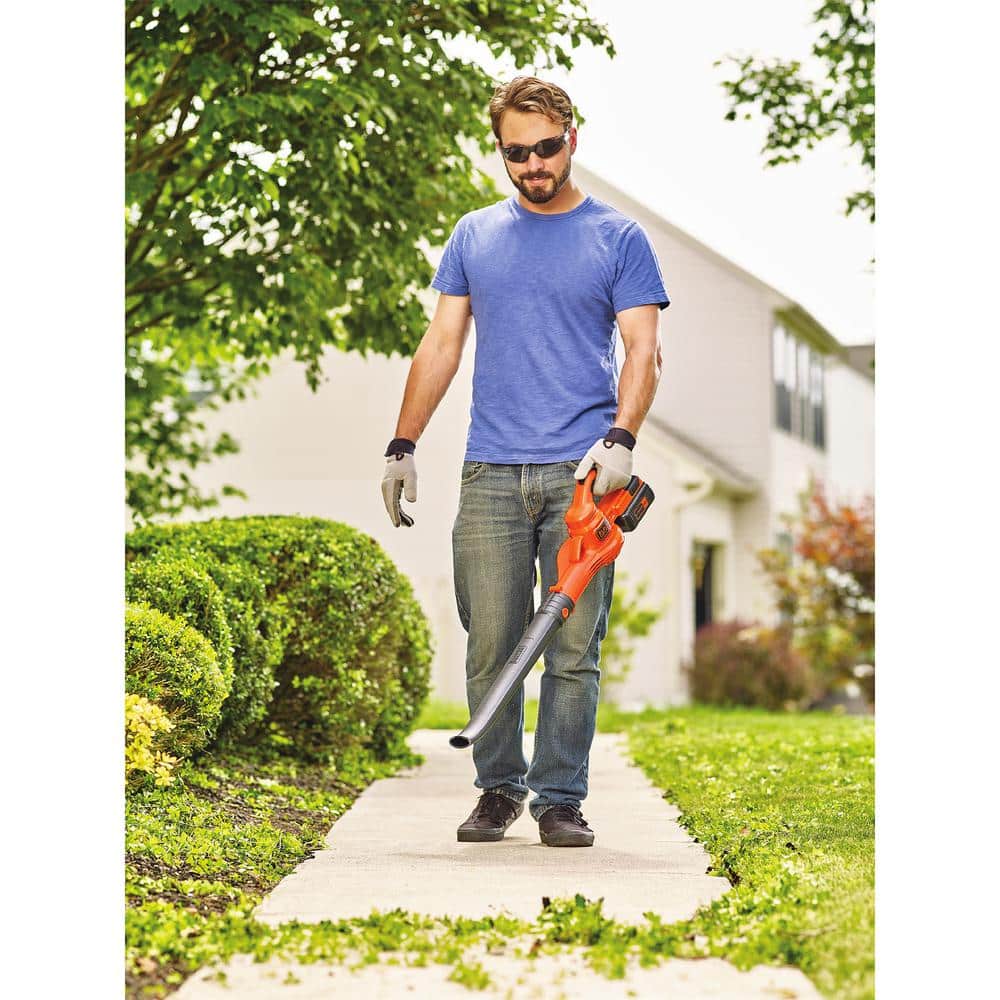 BLACK+DECKER 40V MAX 125 MPH 90 CFM Cordless Battery Powered Handheld Leaf Blower Kit with (1) 1.5Ah Battery & Charger LSW40C - UZIS Sports