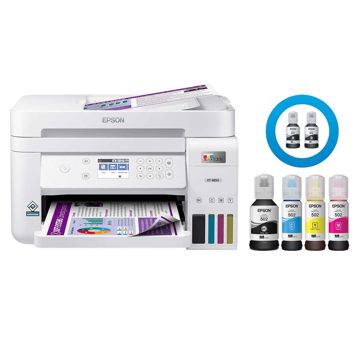 Epson EcoTank-3850 Special Edition All-in-One Printer with Bonus Black Ink - UZIS Sports