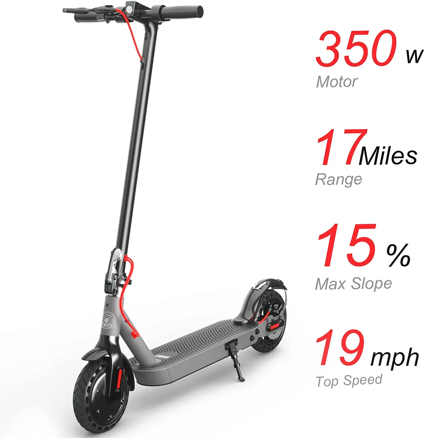 Hiboy S2 Electric Scooter for Adults - 19 MPH Max Speed, 17 Miles Range, 8.5