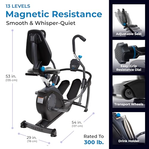 Teeter FreeStep LT1 Recumbent Elliptical - UZIS Sports