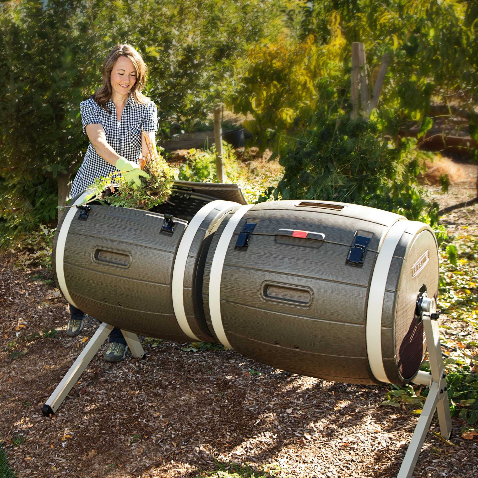 Lifetime Double Bin Rotating Composter (100 gallon) - UZIS Sports