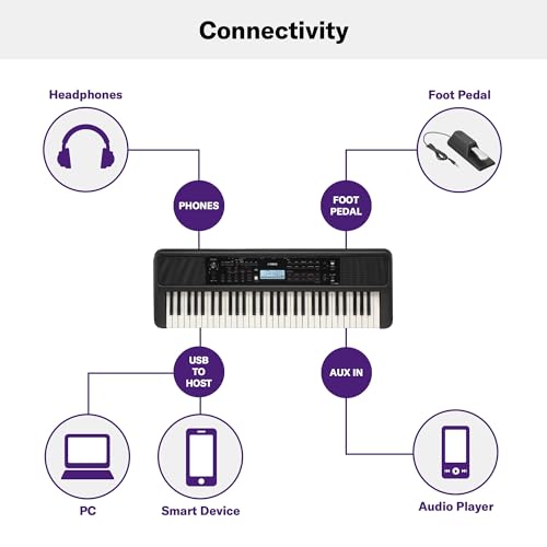 PSR E383 Sensitive Portable Keyboard Beginners - UZIS Sports