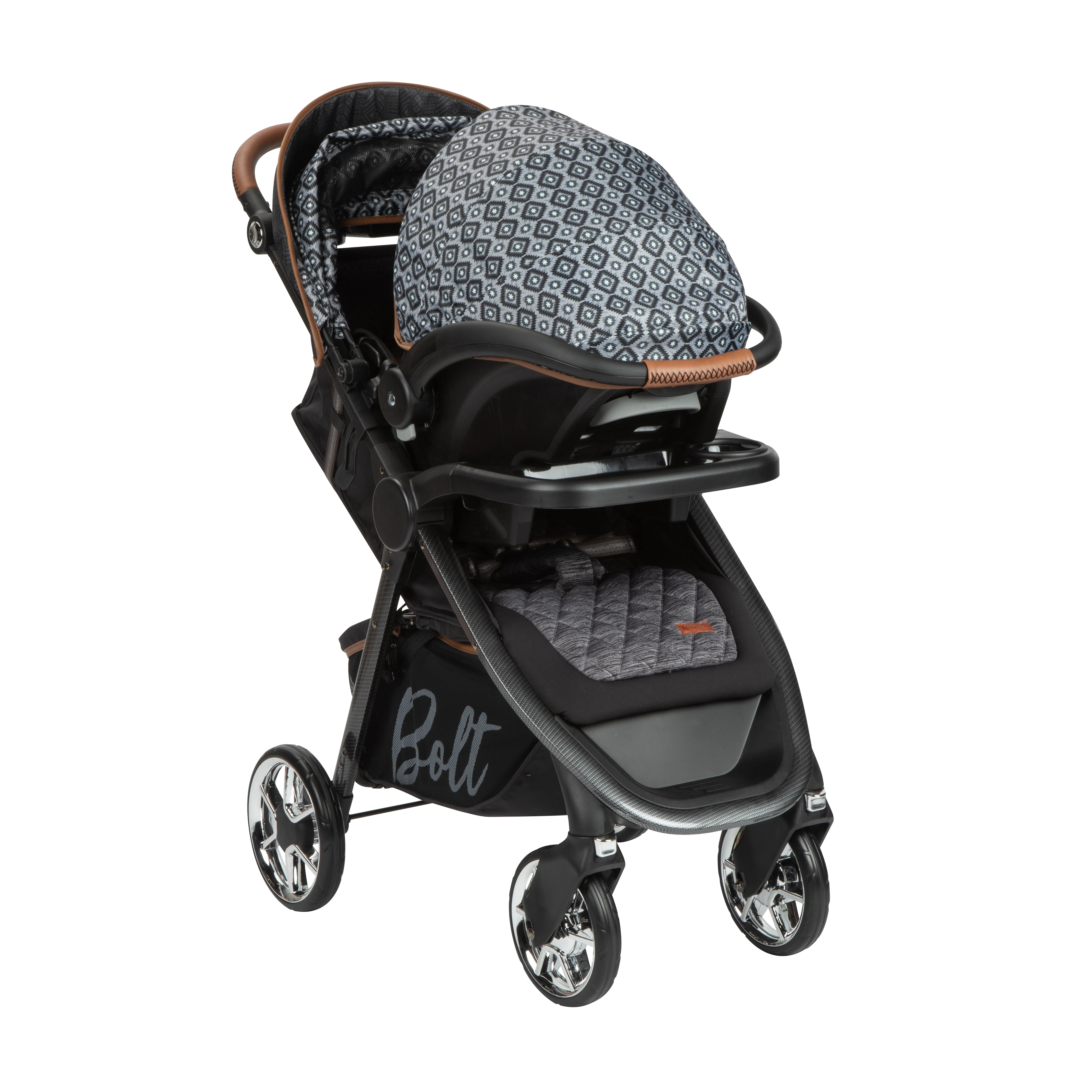 Monbebe Bolt Travel System Stroller and Infant Car Seat, Urban Boho - UZIS Sports