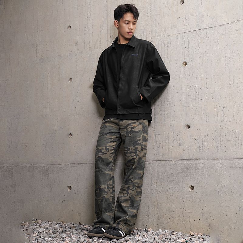 UZIS Premium Faux Suede Athletic Jacket - Fall/Winter Relaxed Fit Basketball Coat - UZIS Sports