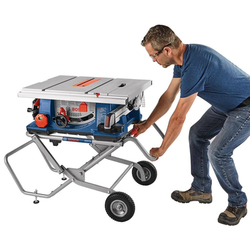 Bosch 10 in. Worksite Table Saw with Gravity-Rise Stand 4100XC-10 - UZIS Sports