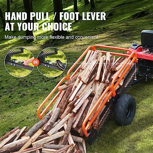 VEVOR ATV Trailer 1500lbs Tractor - UZIS Sports