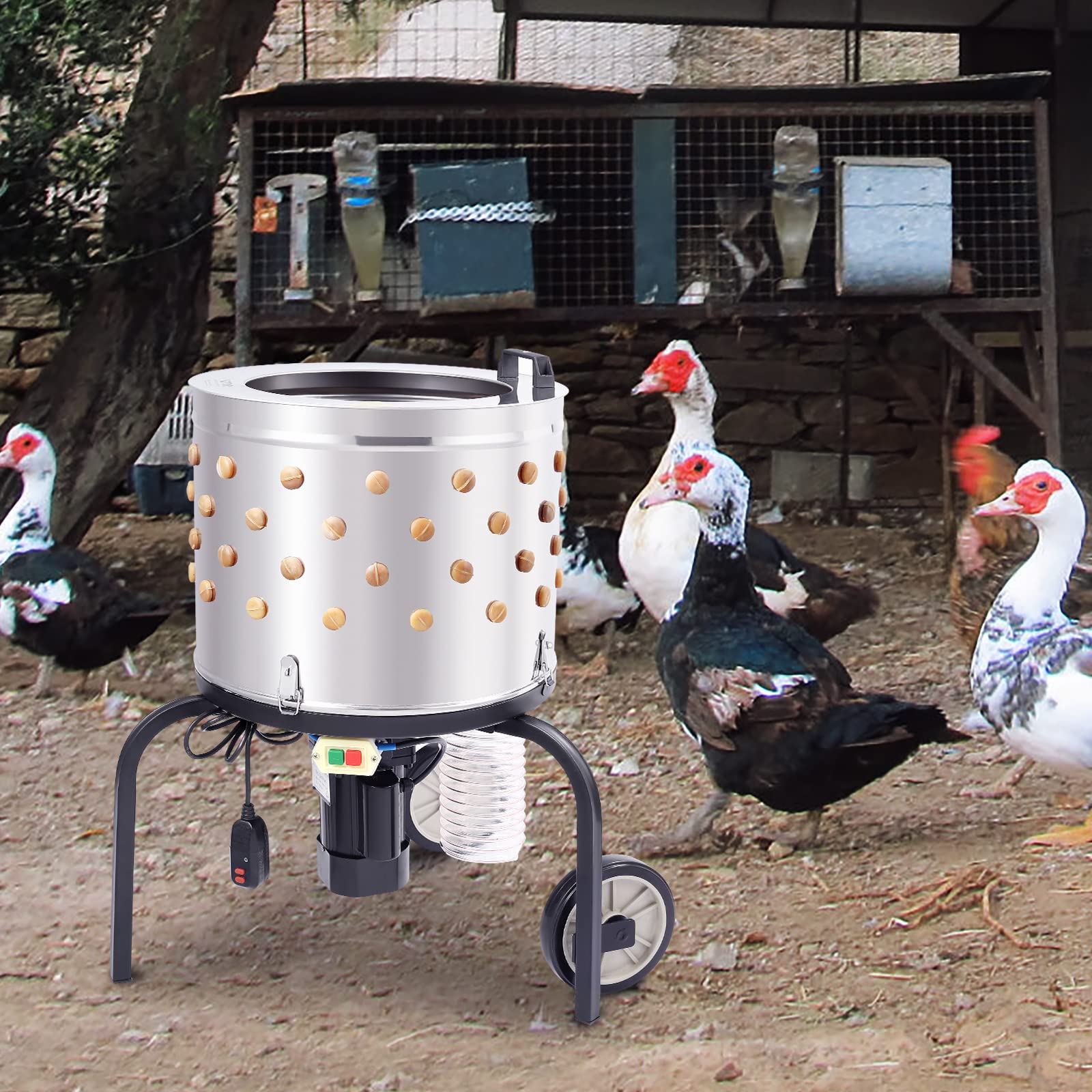 VEVOR 500W Chicken Plucker Machine with 20