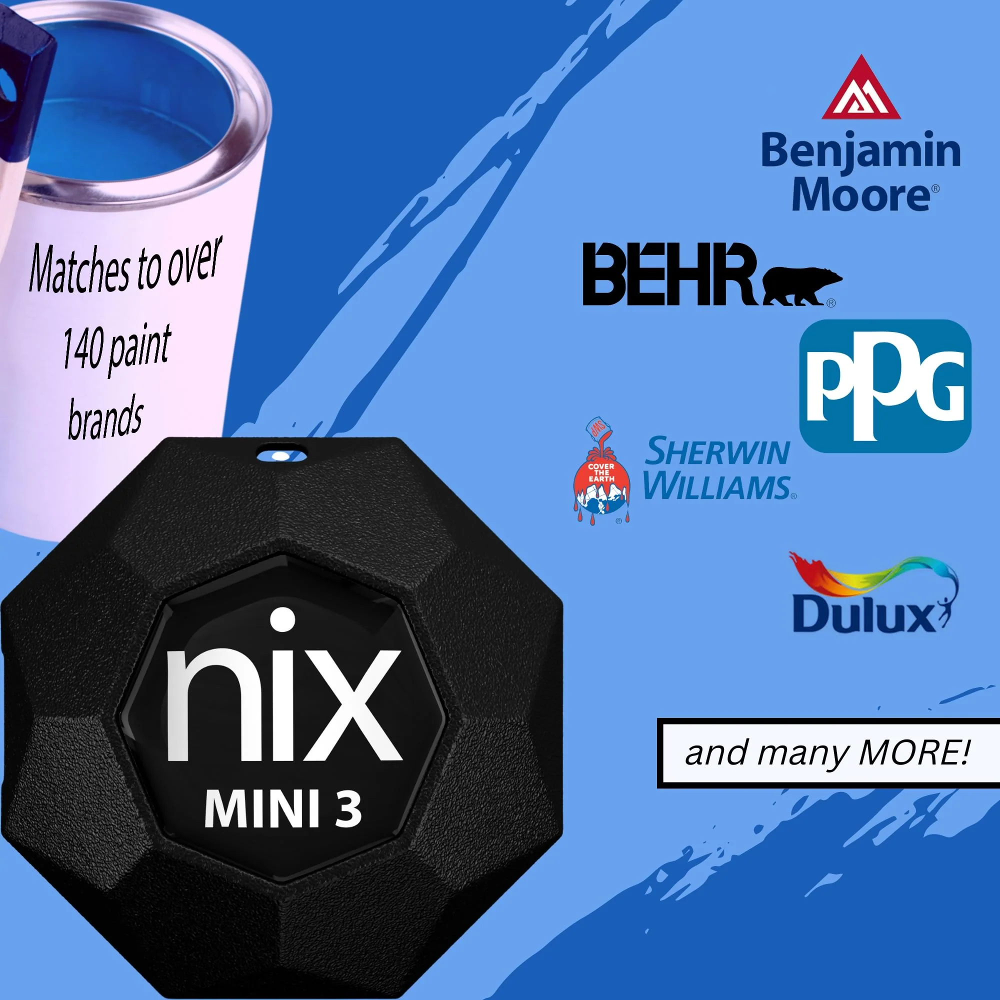 Nix Mini 3 Color Sensor Colorimeter, Portable Color Matching Tool - UZIS Sports