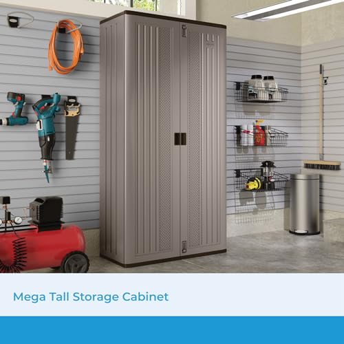 Suncast Mega Tall Storage Cabinet - UZIS Sports