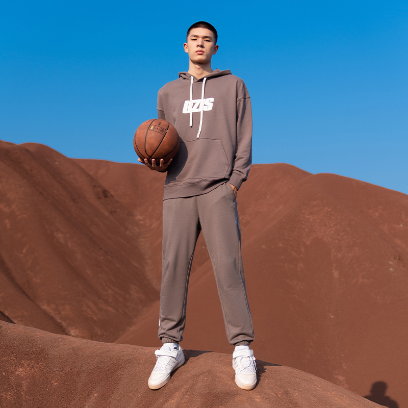 UZIS Men's Waffle Knit Joggers - American Style Relaxed Fit Basketball Training Pants - UZIS Sports