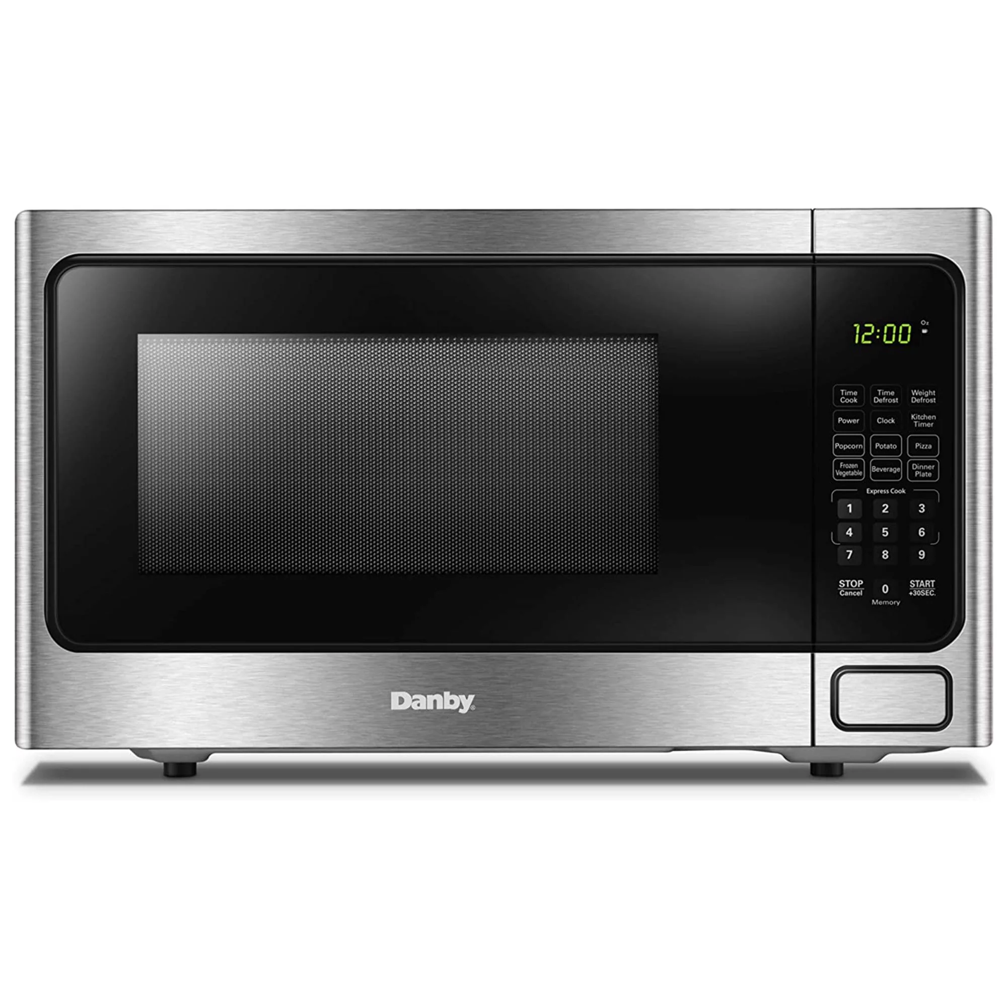 Danby DDMW1125BBS 1,000 W 1.1 Cu Ft Countertop Microwave, Stainless Finish - UZIS Sports